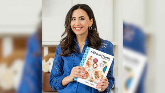 Yumna with Cookbook